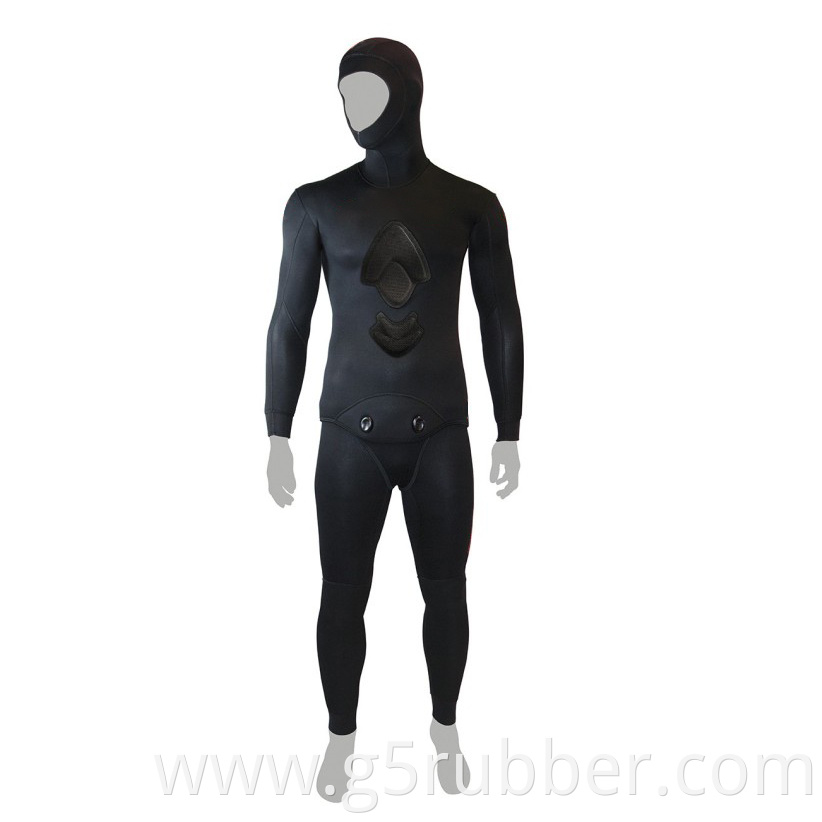2 Pieces Hunting Fishing 5mm Spearfishing Wetsuits